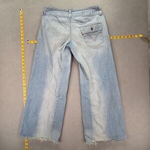 Vintage Levis Engineered Jeans Womens Wide Leg Hip Hop Low Rise Baggy Fits 29x28